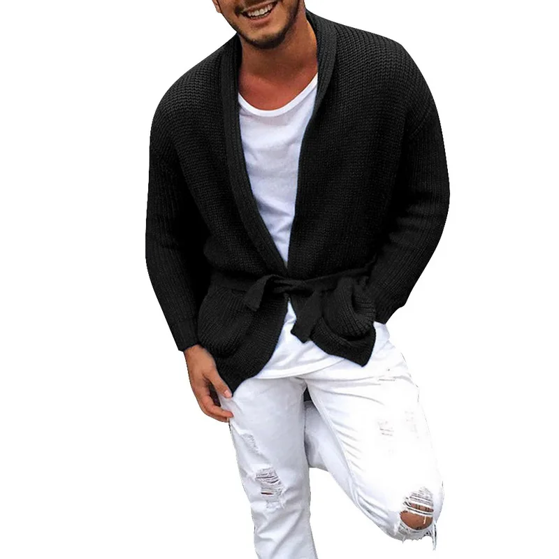 WENYUJH Winter Autumn Men Long Sleeve Sweater Cardigan Mens Coat Casual Solid Color Cardigan Male Pull Homme Hiver 2019 New WENYUJH Winter Autumn Men Long Sleeve Sweater Cardigan Mens Coat Casual Solid Color Cardigan Male Pull Homme Hiver 2019 New