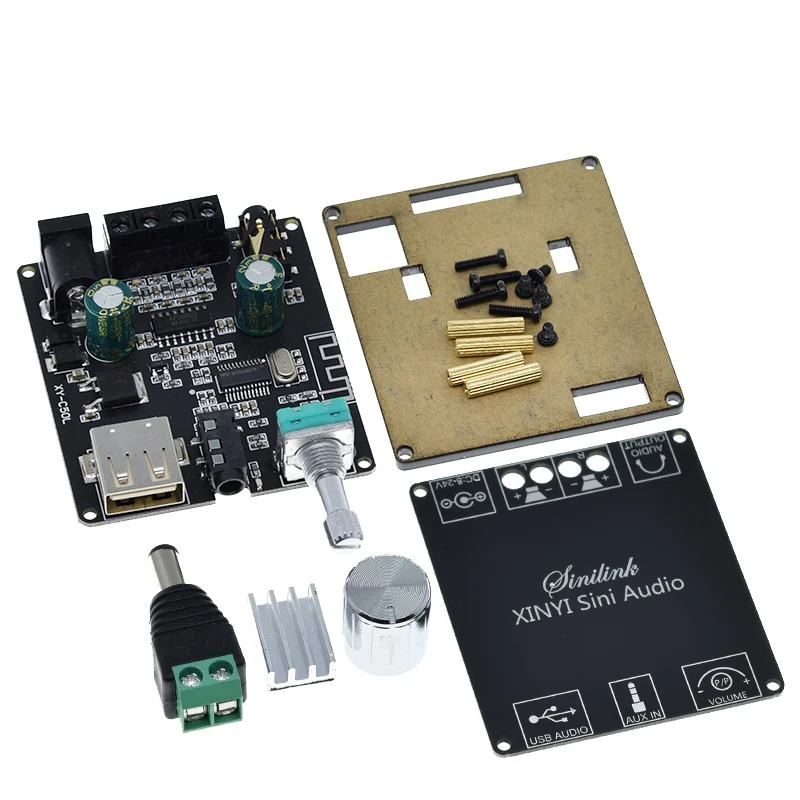 MINI 50Wx2 Bluetooth 5.0 Audio Digitaler Leistungsverstärker Stereo-Board Bluetooth-Verstärker Amplificador 3,5MM USB APP C50L – Detail 17