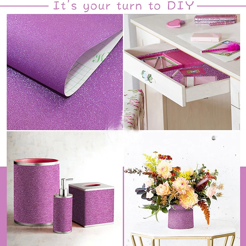 $2/м² DIY Бумага для мебели 45 см * 5 м/рулон Роскошная самоклеящаяся пленка вечерние