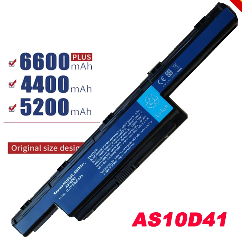 Аккумулятор для ACER AS10d81 AS10d51 батарея ноутбуков AS10d31 с 6 ячейками 4741g быстрая
