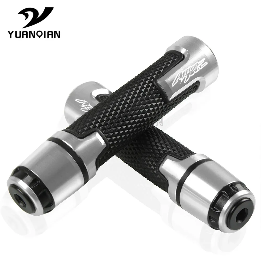 1 пара 7/8 ''22 мм аксессуары для мотоциклов Мото ручки руля rbike концы рукоятки для Honda CRF1000L Африка Твин - Цвет: Silver
