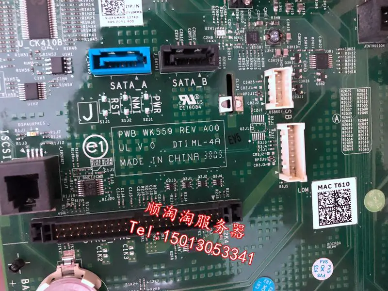 Для оригинальной DELL C8H92 WK559 0YVMM9 Dell PowerEdge T610 Серверная материнская плата