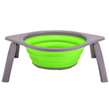 

Collapsible Colander - 4 Quart Space-Saver Collapsible Food Strainer BPA Free for Kitchen, Colander Basket with Handle and Brack