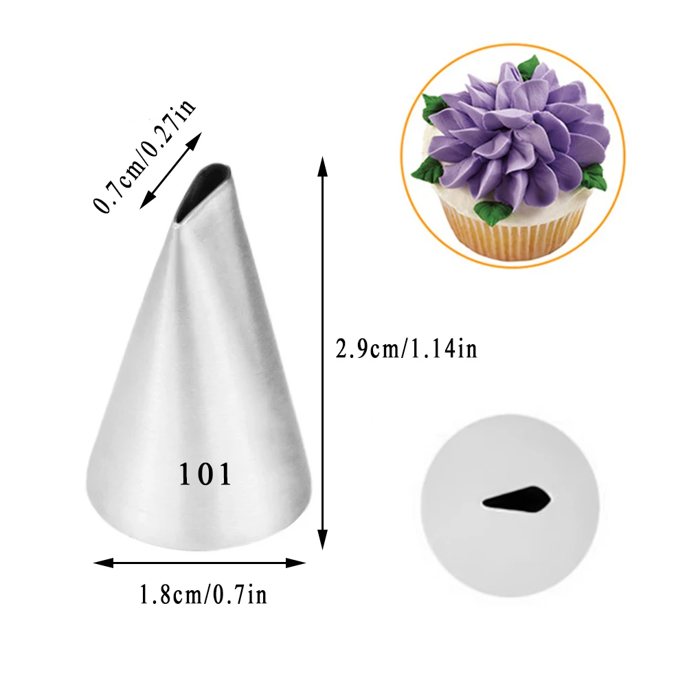 Rozenblad Spuitmond #101 RVS