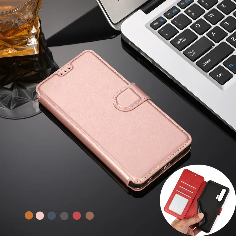 Кожаный флип-кошелек для huawei Y5 Y6 y7 Y9 honor 20 9x pro 8C 8x Роскошный чехол Hawei mate 10lite Coque