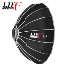 LIF 60 см шестиугольник софтбокс зонтик дизайн параболический софтбокс с рассеивателем+ сумка для переноски фотография для студии светильник Flash