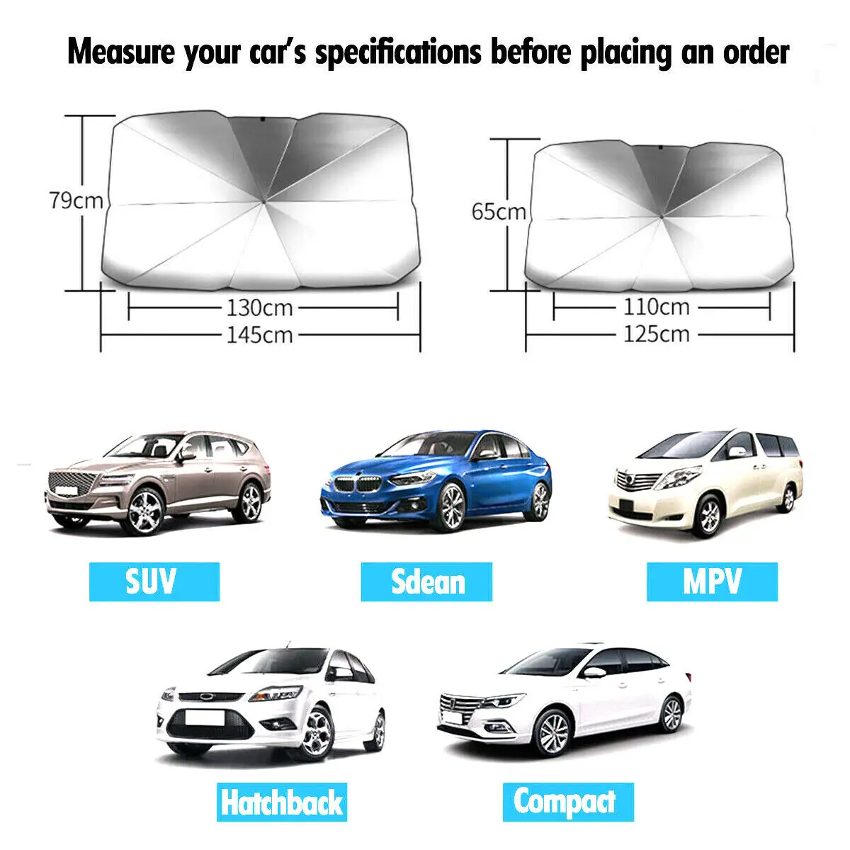 Foldable Car Windshield Sun Shade Umbrella Car Cover Sunshade Heat Insulation Front Window Interior Protection Accessories car sunshade windshield sunshade windshield sun shade