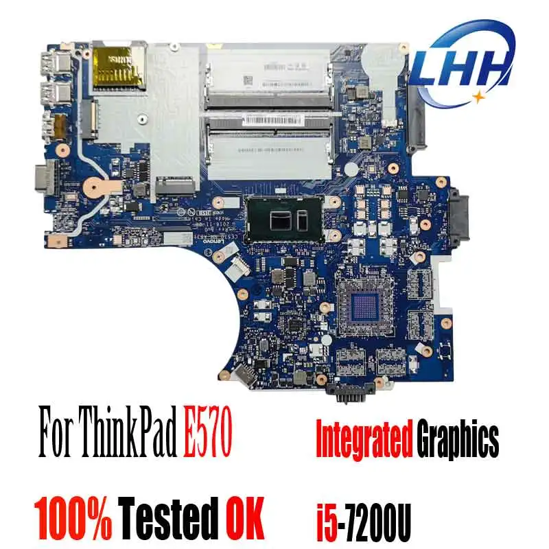 Per Scheda Madre Lenovo Thinkpad E570 E570C Uma Con Grafica Integrata I5-7200U Nm-A831 Ce570