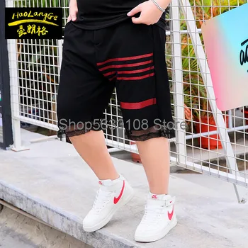 

Big Size Male Sports Shorts Fat Fat Man Plus Fat Plus Size Pants Loose Leisure Five Points Pants Tide