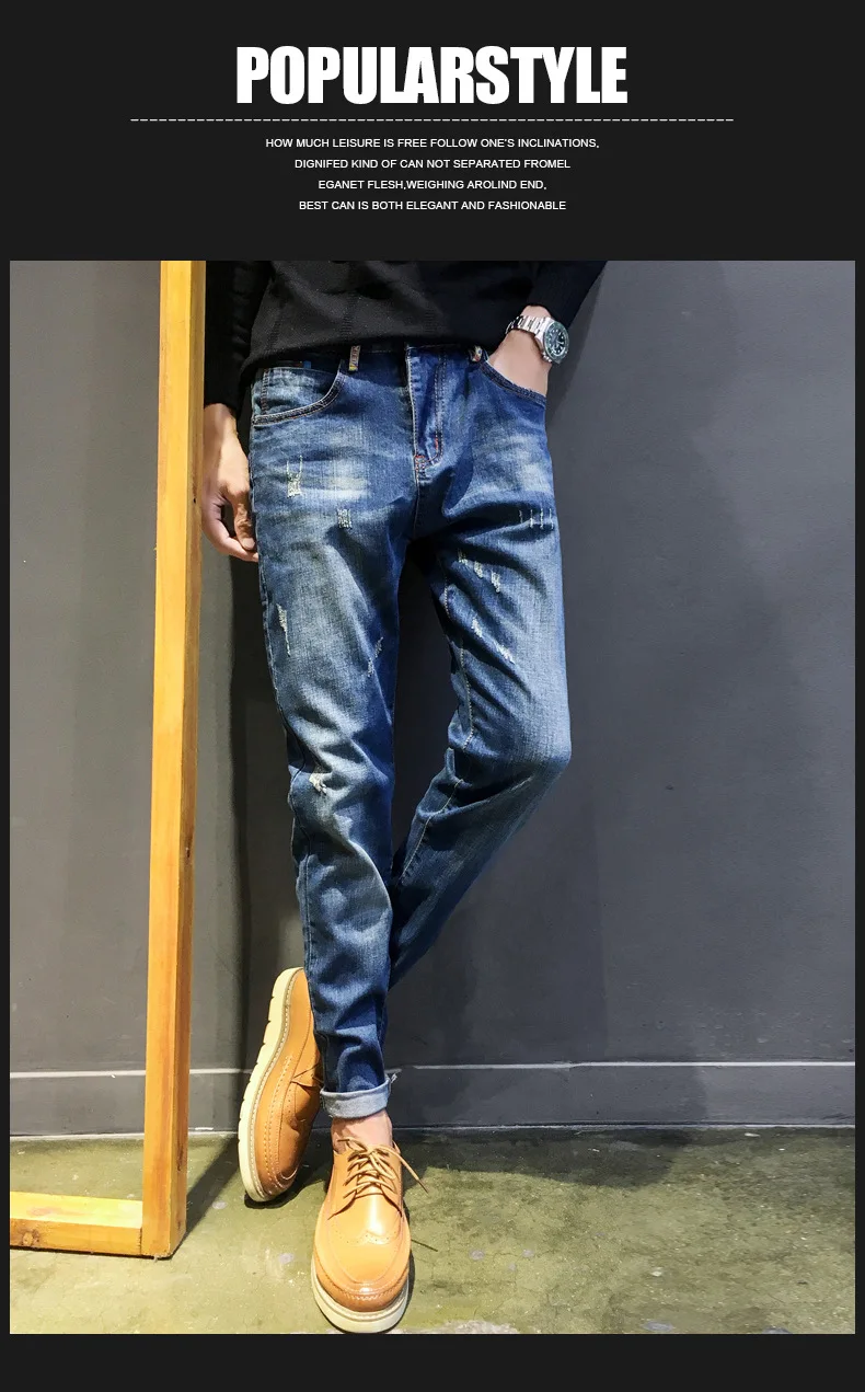 Синие зимние джинсы, мужские,, корейский стиль, мужские, плюс бархат, утолщенные, тянущиеся, тонкие, прямые, повседневные, мужские, теплые штаны для зимы