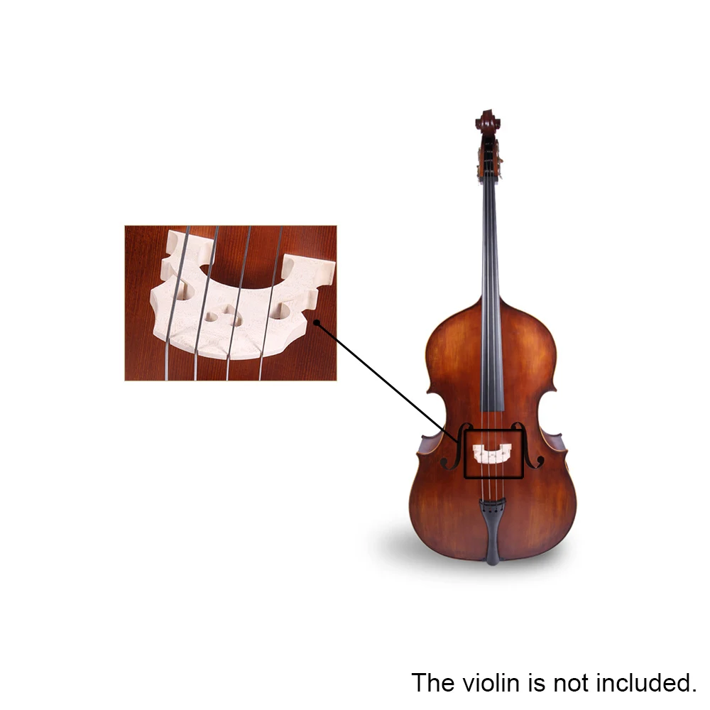 1 шт. запасная часть 3/4 клен мост для двойного баса Contrabass Upright Bass