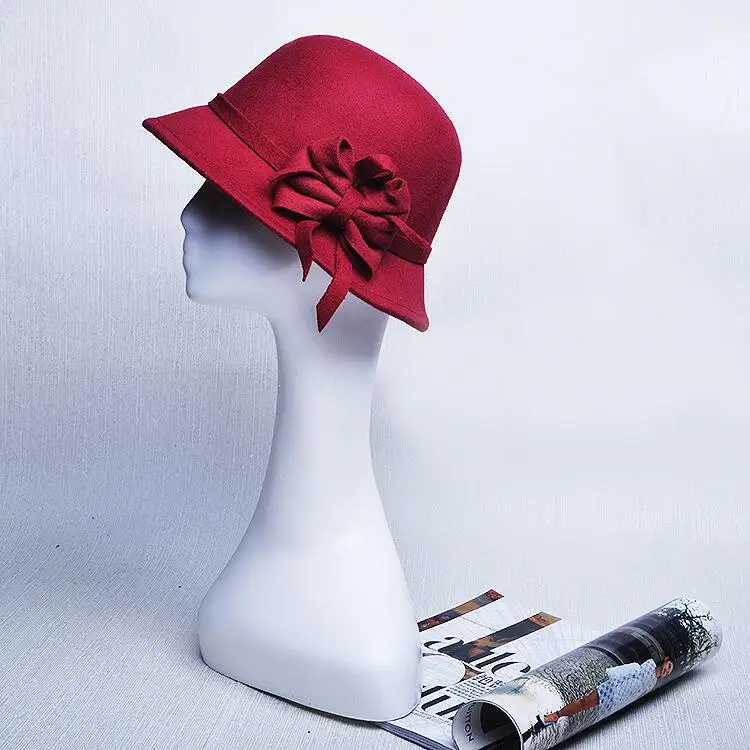 OZyc брендовые зимние фетровые шляпы для женщин, дамские фетровые шляпы для девочек, Хомбург, женские шляпы, шляпы-котелки, chapeu masculino
