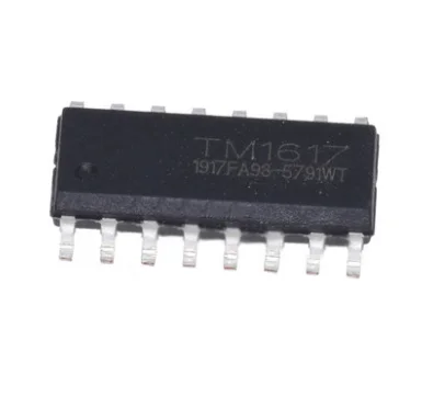 TM1617 SMD SOP16 светодиодный цифровой трубчатый дисплей IC chip | Электронные компоненты и