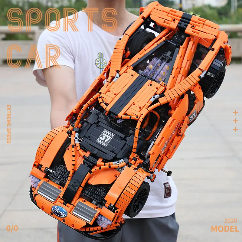Yeshin MOC Technic Fordsd гоночный автомобиль с моторной мощностью 10792 дистанционным