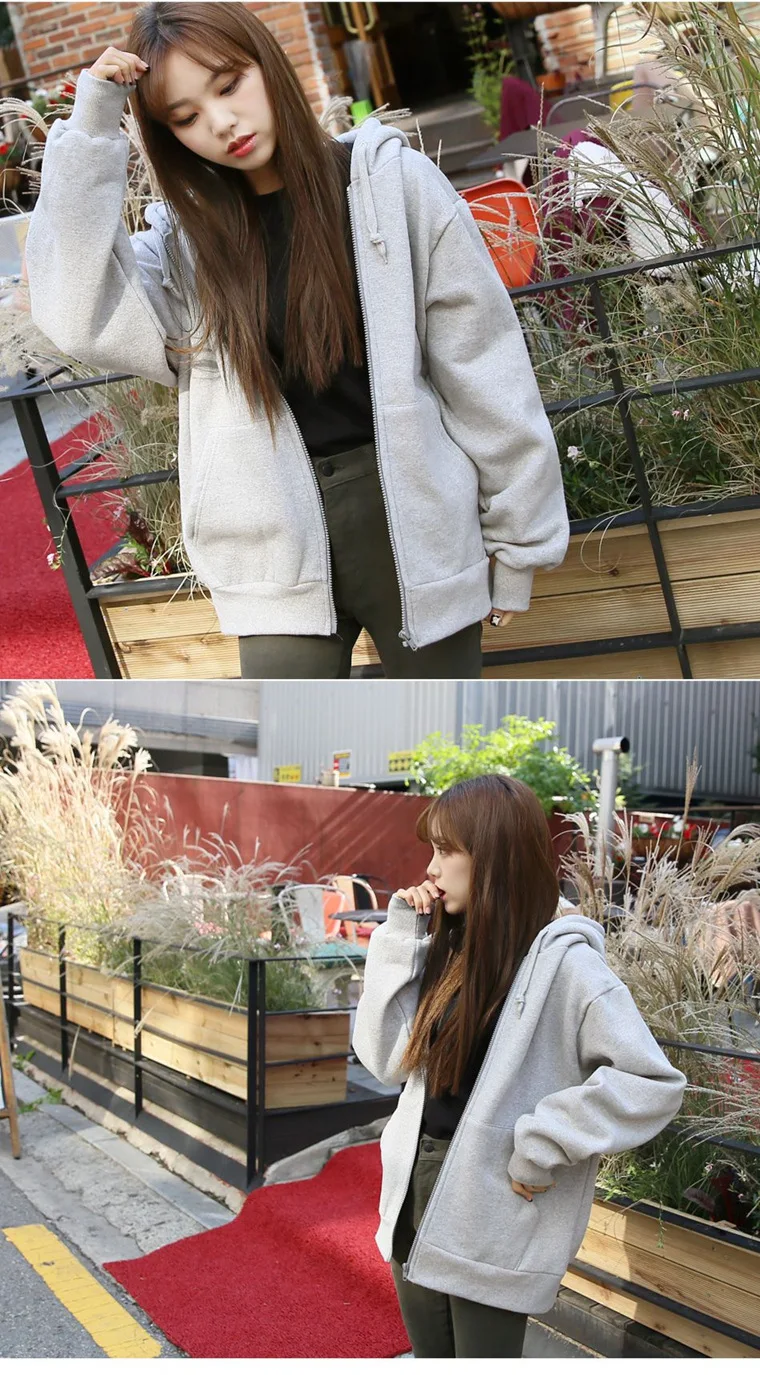 Женская толстовка осень и зима женские толстовки пуловер женские корейские толстовки с капюшоном Повседневная одежда для женщин Новинка