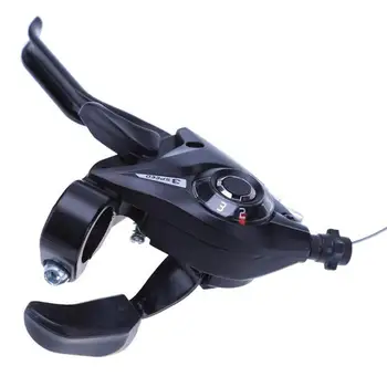 

7-speed Bicycle Shifter Brake MTB Mountain Road Bike Riding Cycling Disc Brake Levers with Shift Cable Hot