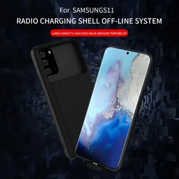 

2020 7000mAh Battery Charger Case For Samsung S11 Silm Silicone shockproof power bank Case For Samsung S11 Charger case
