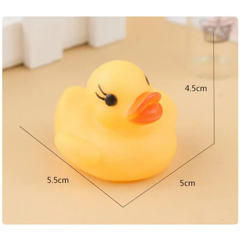 Baby Duck Bath Toys Kids Led Lighting Up Water Floating Toy Luminous Swim Rubber Ducks Toys For Children Classic Baby Water Toy 3