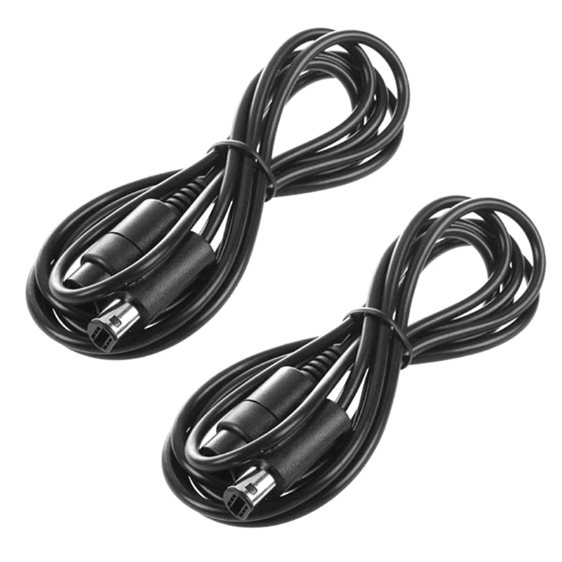 2 PCS 1.8m Cable Length Nickel-plated controller extension cable for NGameCube- Controller Extend Cord Wire for NGC