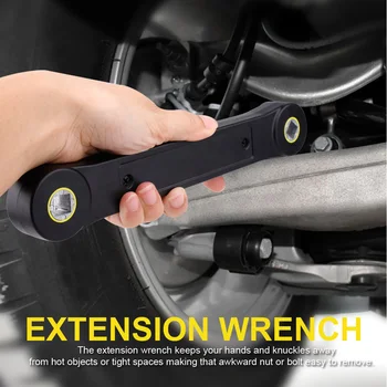 

1/4" 3/8" Universal Extension Wrench Automotive DIY Tools Ratchet Wrench Adapter Wrench-sleeve Adapter Drive Socket Converter