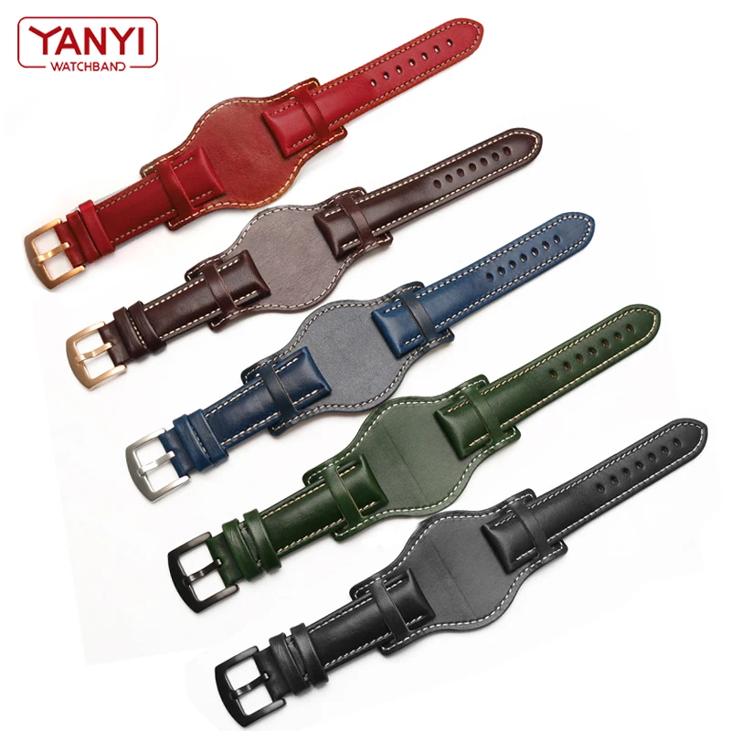 Wholesale Latest Faux Leather 18 mm Watch Wristband P0110021_K0019130