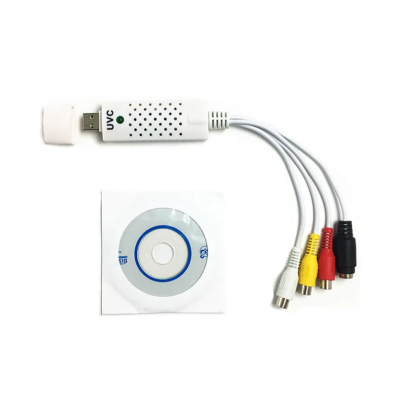 Портативный Легкий колпачок USB 2,0 Видео Аудио конвертер карта захвата DVD DVR VHS Поддержка NTSC PAL видео высокое качество