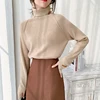 BGTEEVER Autumn Winter Turtleneck Women Sweater Elegant Slim Female Knitted Pullovers Casual Stretched Sweater jumpers femme ► Photo 2/6