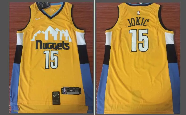 A+++ Качественная мужская одежда для взрослых#15 Nikola Jokic Jersey Denver - Цвет: for men