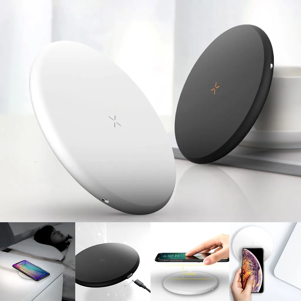 

QI Wireles Fast Charger Charging Stand Dock Pad For Samsung Galaxy Note10/10PlUS Wireless Charger Adapter for mobile phone