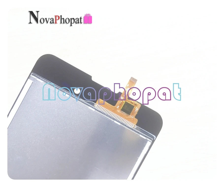 Novaphopat черный экран для Wiko Sunny 2 plus сенсорный дигитайзер сенсор ЖК дисплей полная