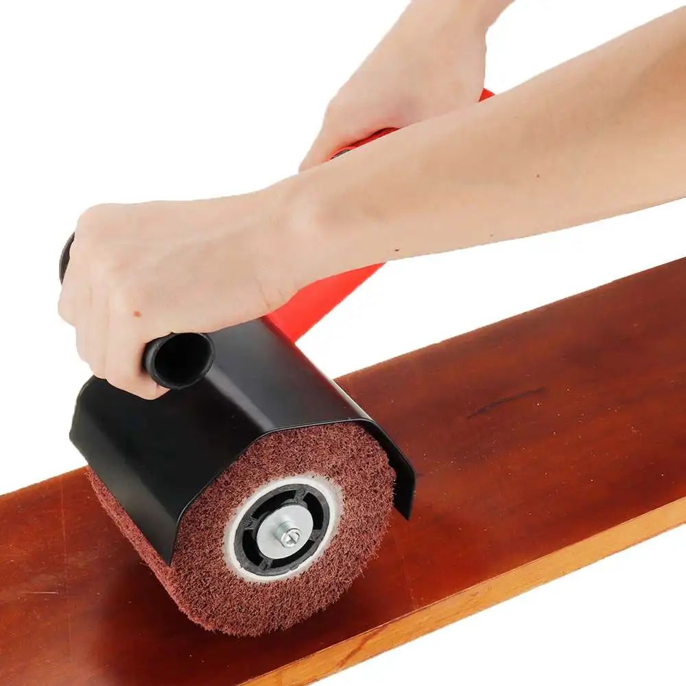 

Angle Grinder Burnishing Polishing Machine Attachment Metal Steel Wood Sander Fit for 100 Angle Grinder