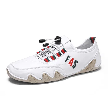 

New fashion Hot Sale Designer shoes Men Casual Shoes Men Loafers Quality Split Leather Shoes Men Flats Moccasins Shoes Plus Size