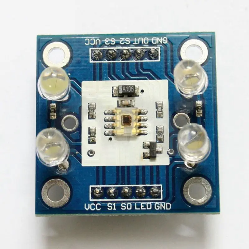 TCS3200 Цвет распознавания Сенсор модуль детектора 3V 5V для MCU Arduino|Модули умного дома|