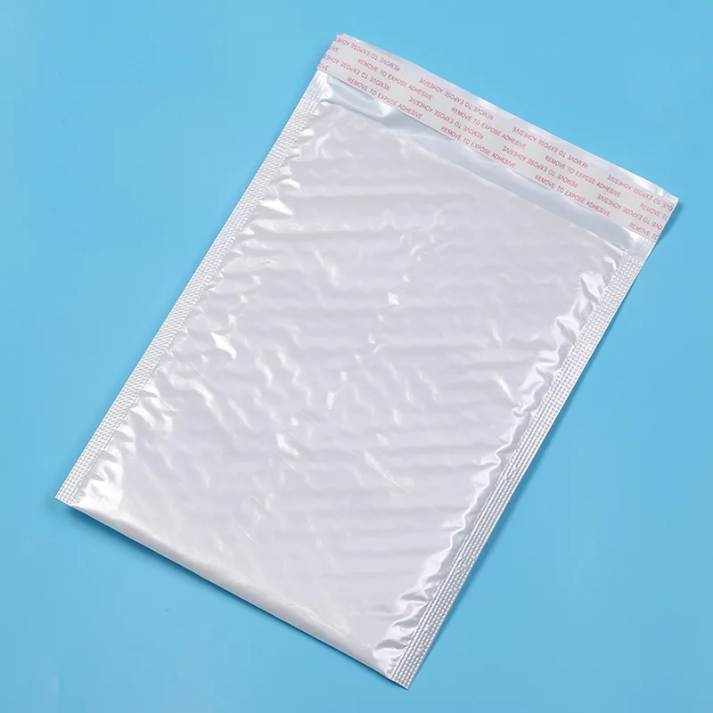 11*11cm 50pc Plastic White Foam Envelope Bag Mailers Padded Shipping with Bubble Mailing Gift Wrap Packaging Bags |