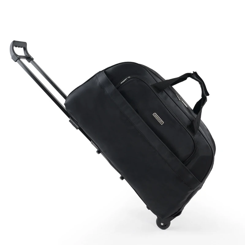 Большой Вместительный Дорожный чемодан на колесиках, чемодан на колесиках для женщин и мужчин, сумка для переноски на выходные - Цвет: 3