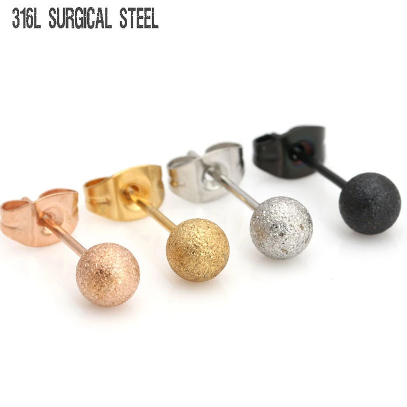 

fashion earing mj Medical Titanium Steel Rose Jin Mosha Ear Nail Popular Kim Bean Male Girl Student Earrings for women Ornaments