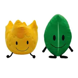 Folhas de pelúcia verdes de 22/40cm, brinquedo macio, almofada de folha de árvore, boneca, melhor presente para crianças ou crianças
