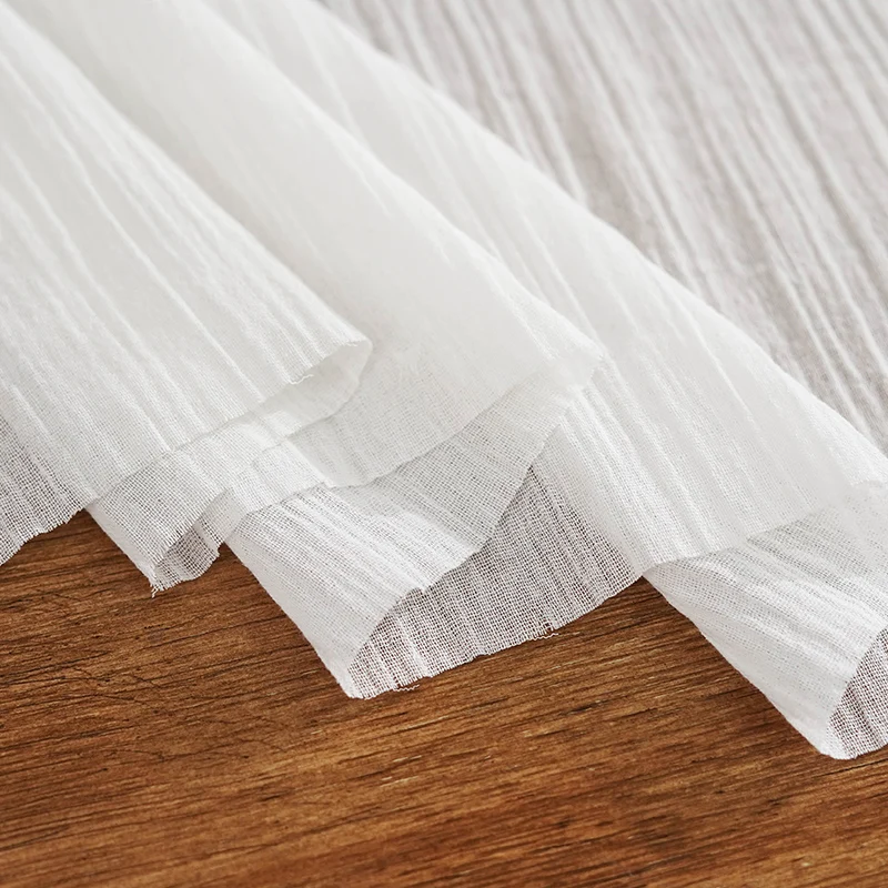 Cotton craft fabric Cotton fabric Craft fabric Fabric material 100 Cotton Fabric Wrinkle Crepe Woven Fabric Breathable For Women Shirt Dress And Scarf