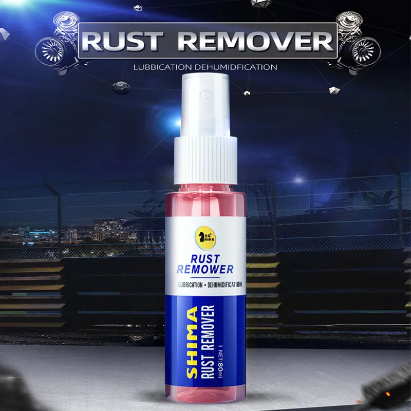 

Vehemo 80ml Derusting Spray Rust Inhibitor Lubrication Wheel Hub Screw for Window Rust Remover Universal Household