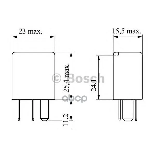Реле Volvo: S60 01-, S80 99-, V70 01-, Xc70 03- Bosch арт. 0986332021