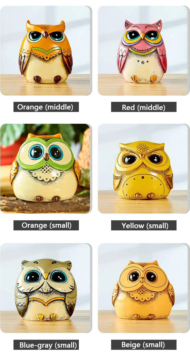 Cute Large Owl Piggy Bank Kids Money Box Cash Paper Coin Safe Saving Box Jar alcancias Cartoon Ceramics Moneybox Deposit Machine