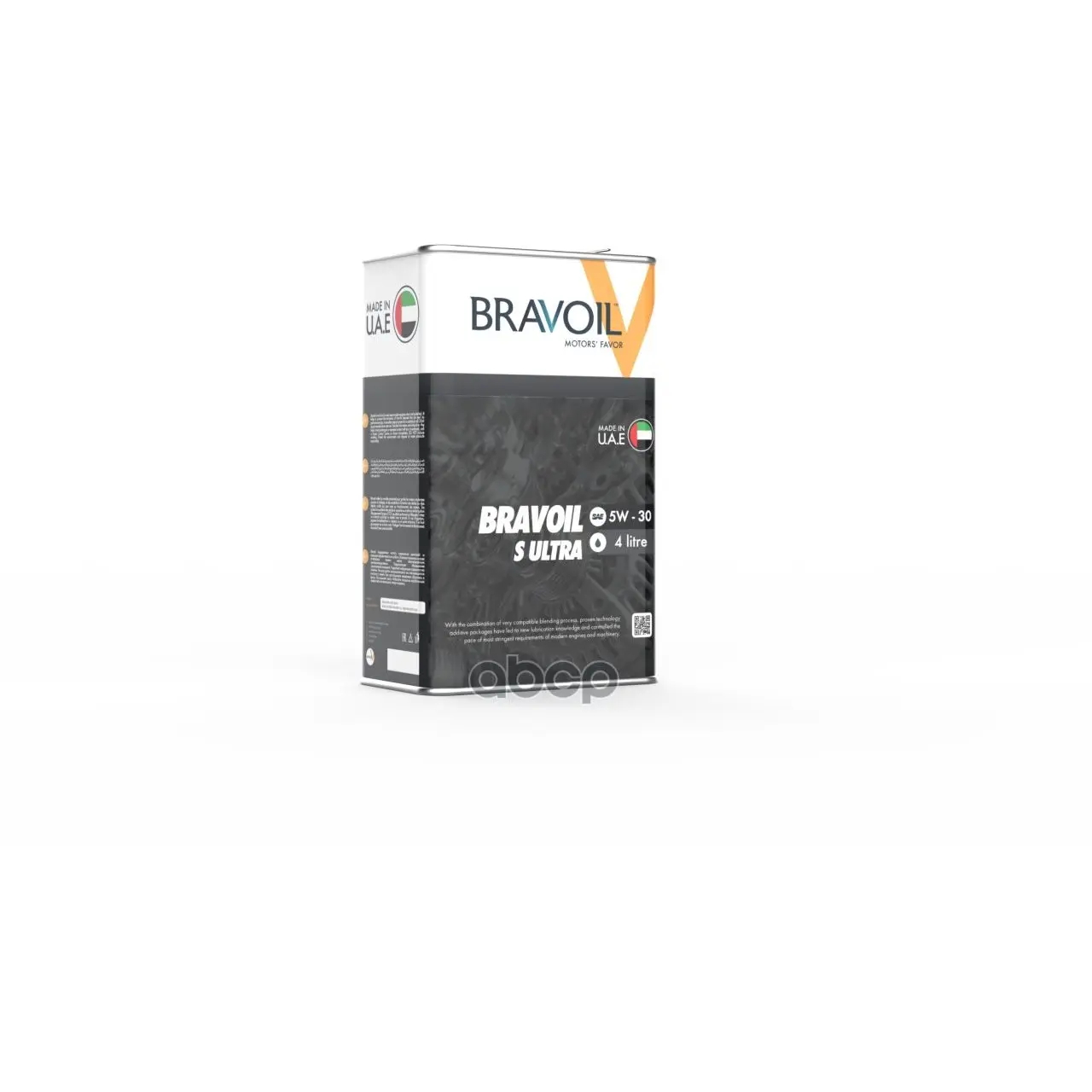 BRAVOIL Engine Oil Bravoil S Ultra 5W30 SN/CF/Cf-4 ACEA A3/B4 4L