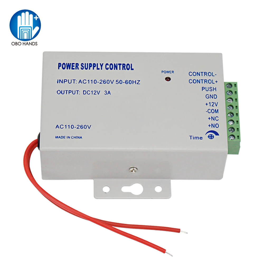 110240vac To 12vdc 3a Access Control Power Supply Controller Switch For Door Access Control