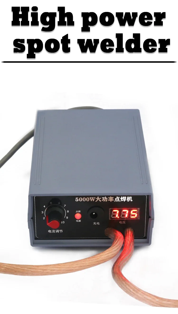 5000W Mini Spot Welder Kit DIY 18650 Battery Pack Welding Tools Portable Spot welding Machine Pen for 0.1/0.15/0.2/0.25mm Nickel Strip