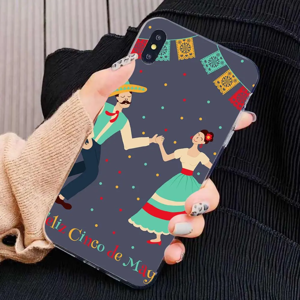 Силиконовый чехол для телефона iPhone 11 Pro 4 5 6 6S 7 8 X 10 XR XS Plus Max iPod Touch Мексиканский День