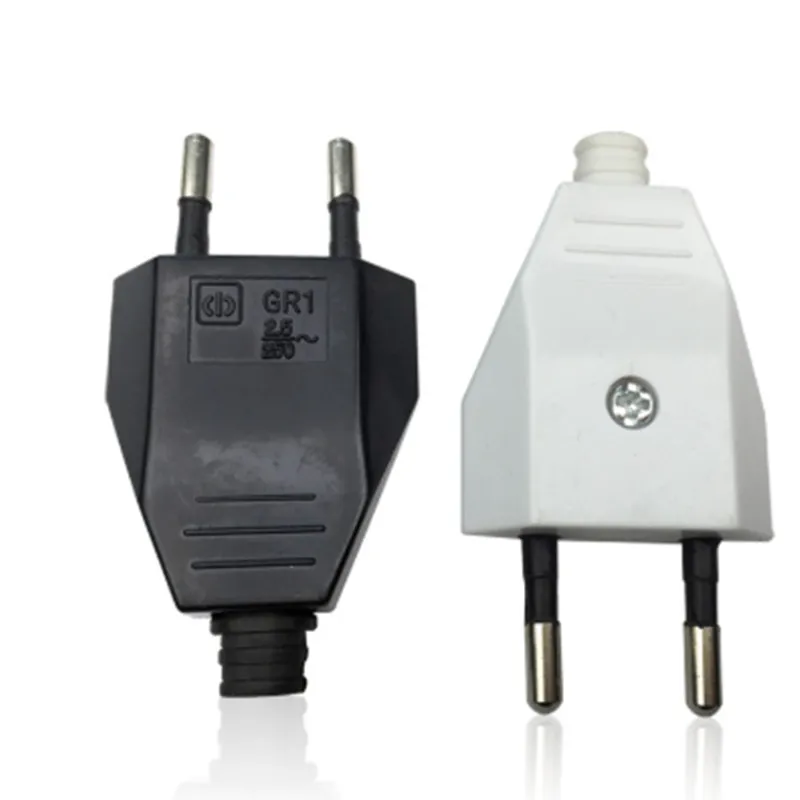 white black Detachable Removable wiring plug Assembly EU 4.0mm Electrical Swiss Italy industrial Power Cord plugg |