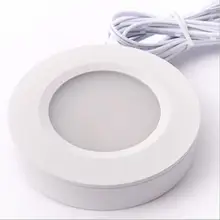 Светодиодный потолочный светильник 12 В 3 Вт точечный светодиодный поверхностный монтаж кухонный шкаф Точечный светильник вниз лампа DC12V шкаф холодный теплый белый