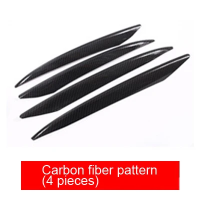 Carbonfiber Для Mercedes Benz E Class W213 E200 E300 E43 AMG автомобильные аксессуары 4 шт. ABS Хром Передняя противотуманная фара накладка - Название цвета: Carbonfiber