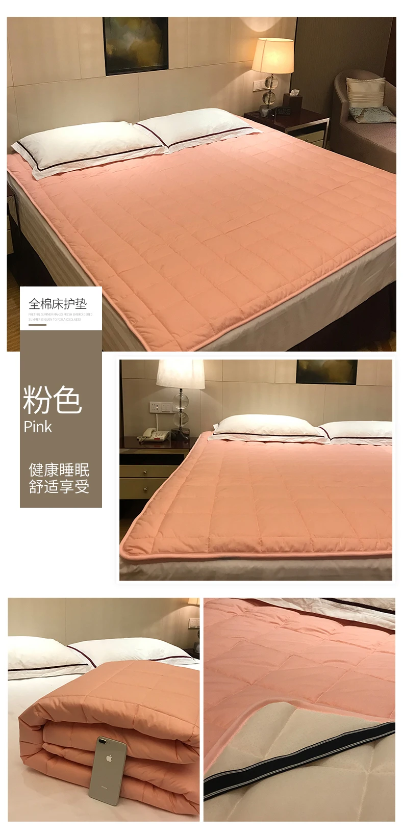 Mattress Foldable Single double Mattresses Cotton Cover King Queen Size Resilience soft bed Mattress Tatami Flooring Mat