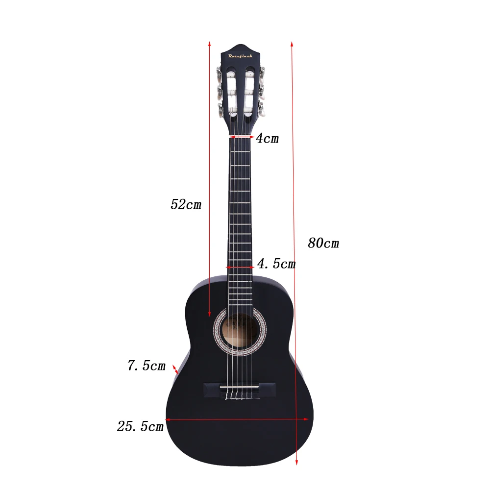 30 Inch Classical Guitar Child Guitarra 6 String Wooden Home-schooling Performance Beginner Capo Strings Picks Tuner CGT301 guitar capo acoustic guitar classical guitar